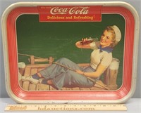 1940 Coca-Cola Tray Coke Advertising