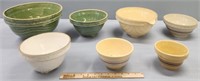 Country Kitchen Pottery Mixing Bowls