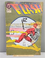 The Flash Painted Comic Book Art