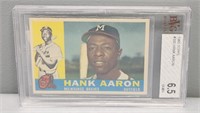 1960 Topps Hank Aaron BVG 6.5 Baseball Card