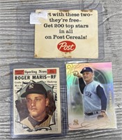 (3) Roger Maris Cards