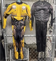 (2) Kids Costumes- Bumblebee & Batman