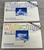 (2) White Wings Paper Planes
