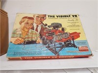 Visible V8 engine model kit