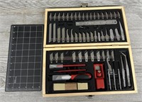 Wooden Box With Tools