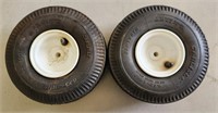 (2) 2-Ply Tubeless Cart Wheels