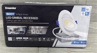 (4) Led Gimbal Recessed Lights