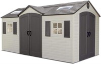 Outdoor Storage Dual Entry Shed 15 x 8 ft