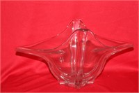 Unusual Clear Glass Bowl