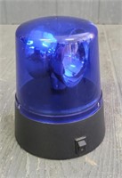 Blue Rotating Strobe Light