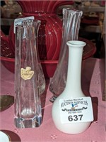 Belfor Crystal, etc vases