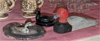 Duck Statues on agate/ Carvings