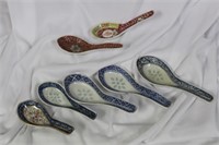 Lot of 7 Soup Spoons