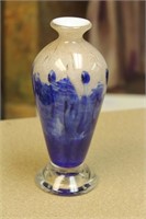 Signed Pascal Art Glass Vase