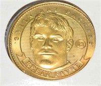 BRETT FAVRE PACKERS 1998 PINNACLE COIN