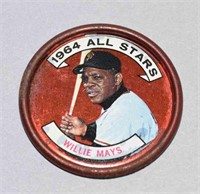 1964 TOPPS COIN #151 WILLIE MAYS ALL STARS