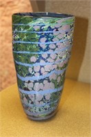 Signed Ed Francis Artglass Vase