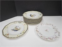 Theodore Haviland  Limoges France Plates 8 1/2"w