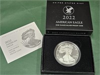 2022 American Eagle Silver Proof Dollar Coin