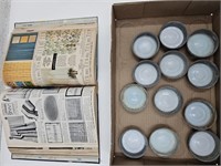 Zinc Lids & Hard Back 1966 Blue Book  See Pics