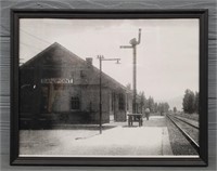 Framed Sandpoint Depot Print