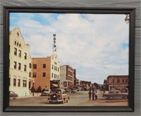 CDA Sherman Ave. "Ford Woody" Framed Print