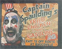 Metal "Captain Spauldings” Sign