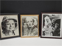 Autographed Pics 8 x 10 NO COA's Shirley Temple+