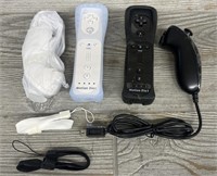 (2) Wii Remotes & Nunchucks