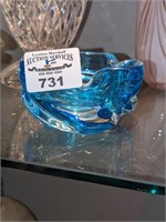 Blue Art Glass bowl