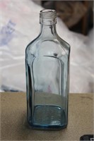 Vintage England Glass Liquor Bottle