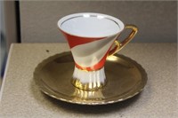 Retro Cup and Saucer