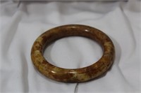 Chinese Jade or Similar Hardstone Bangle Bracelet