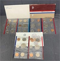 1980-1984-1989 Uncirculated Mint Sets