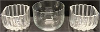 Kosta Boda Art Glass & Crystal Bowl Lot