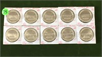 10-1993 NEVADA PALACE DOLLAR GAMING TOKENS