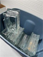 VINTAGE CLEAR GLASS ICE BLOCKS