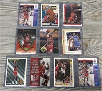 (10) Michael Jordan VTG Basketball Cards