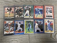 (10) Bo Jackson NFL & MLB Cards