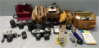 Cameras, Accessories & Bags Lot Collection
