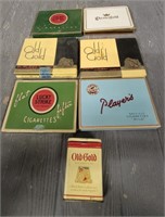 (7) Old Metal Cigarette Packs