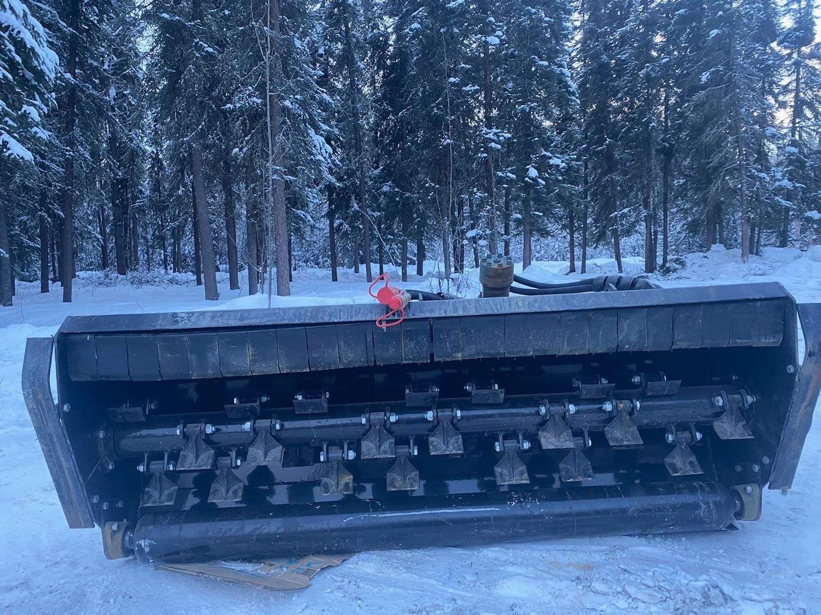 Skid steer flail mower