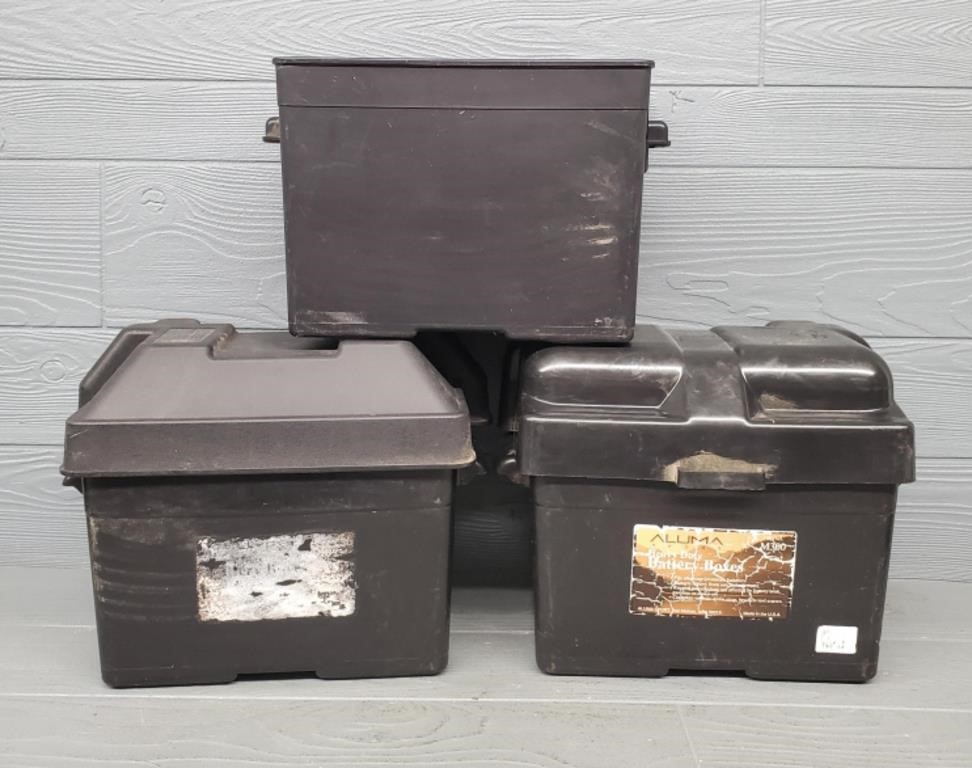 (3) Battery Boxes