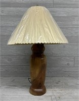 Wooden Lamp w/ Shade