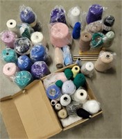 HUGE Lot Of Knitting Machine Yarn