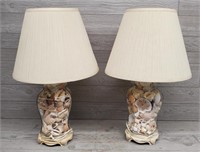 (2) Sea Shell Table Lamps