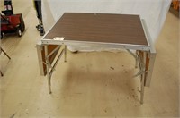 Drop Side Folding Metal Table