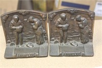 Pair of Angelis Cast Iron Bookends