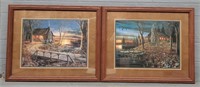 (2) Jim Hansel Framed Pictures