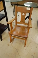 Children's Wood Rocking Chair